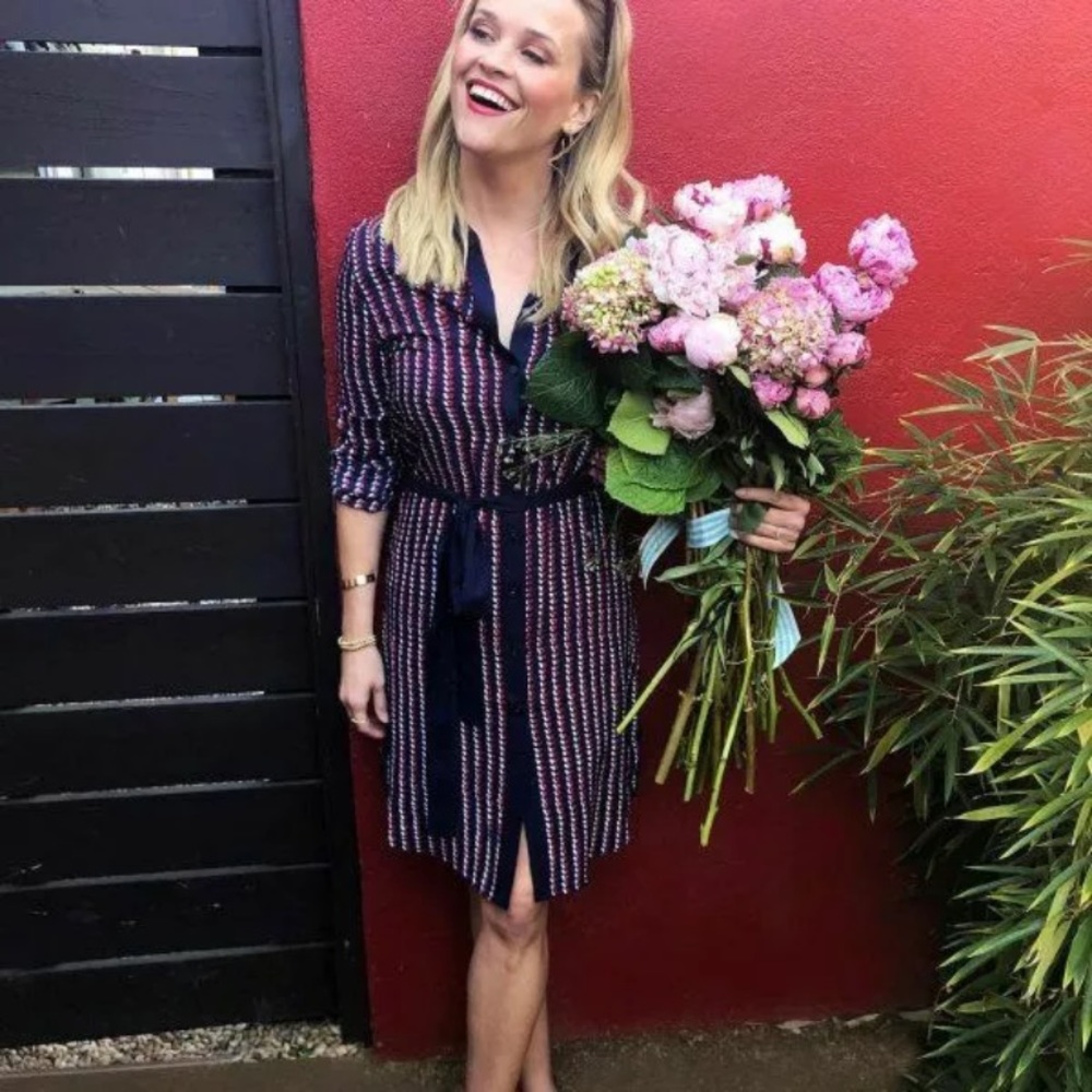 NWT Draper James Heart Field Shirt Dress